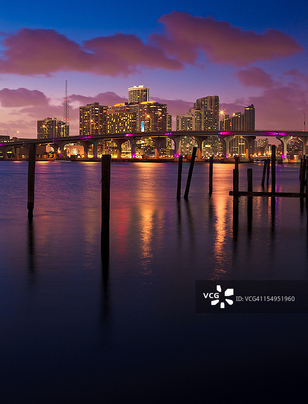 从沃森岛看比斯坎湾图片素材