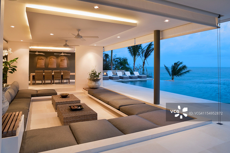 现代海岛别墅图片素材