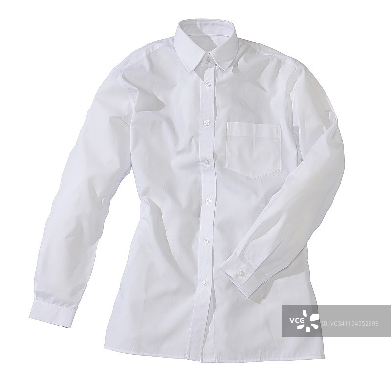 白色女士正装衬衫图片素材