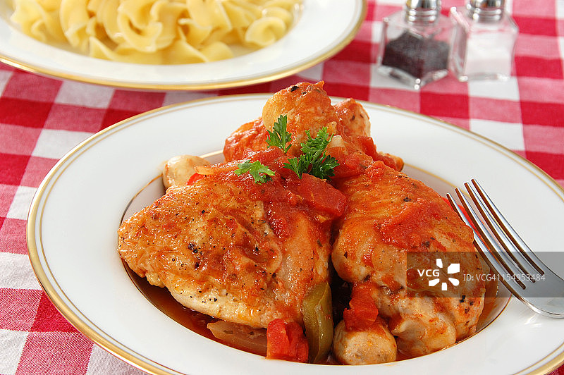 意式烩鸡图片素材