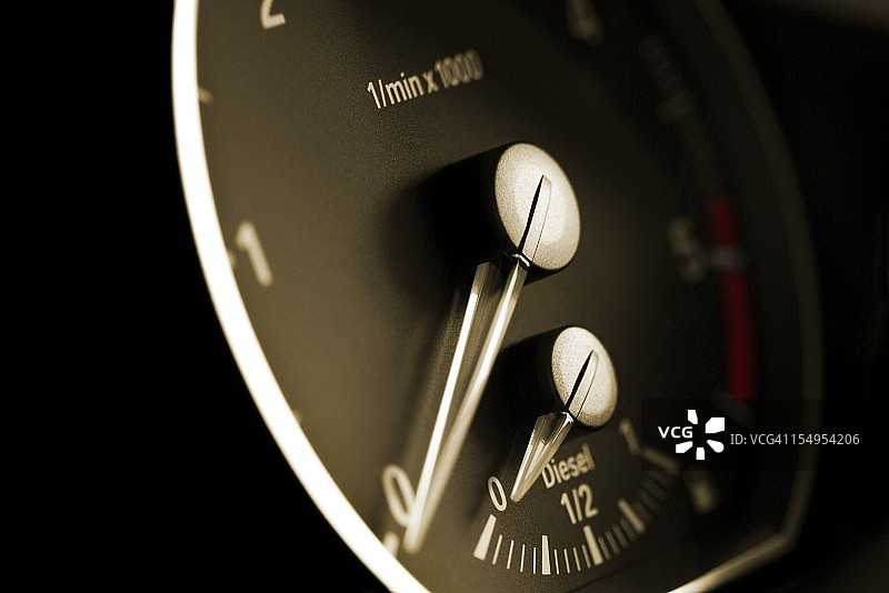 现代汽车转速表图片素材