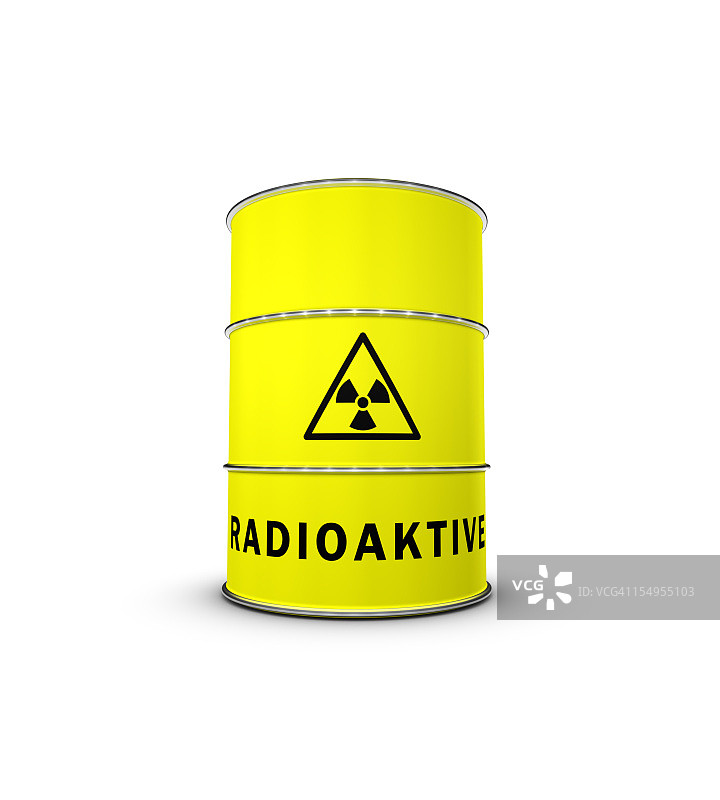放射性桶图片素材