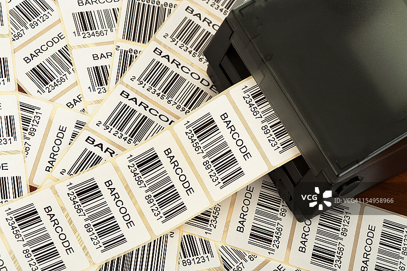 条形码标签打印机图片素材