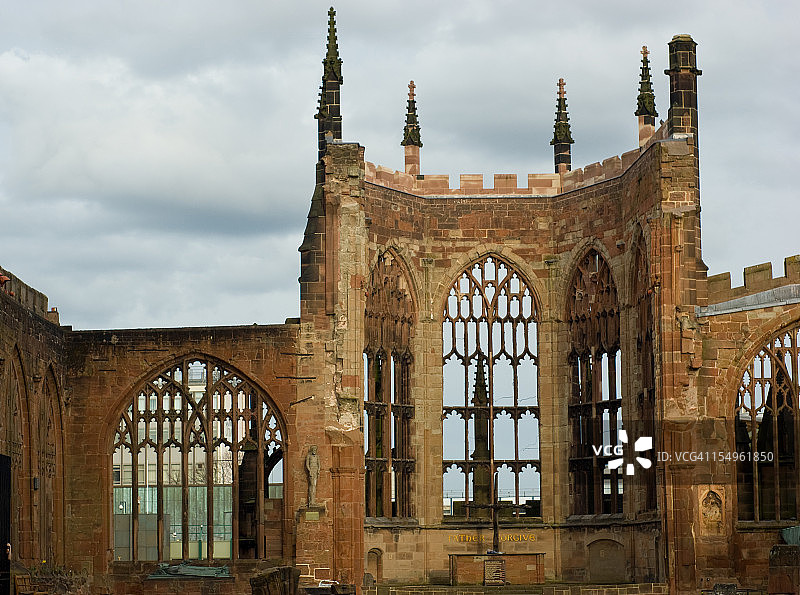 旧考文垂大教堂遗址图片素材