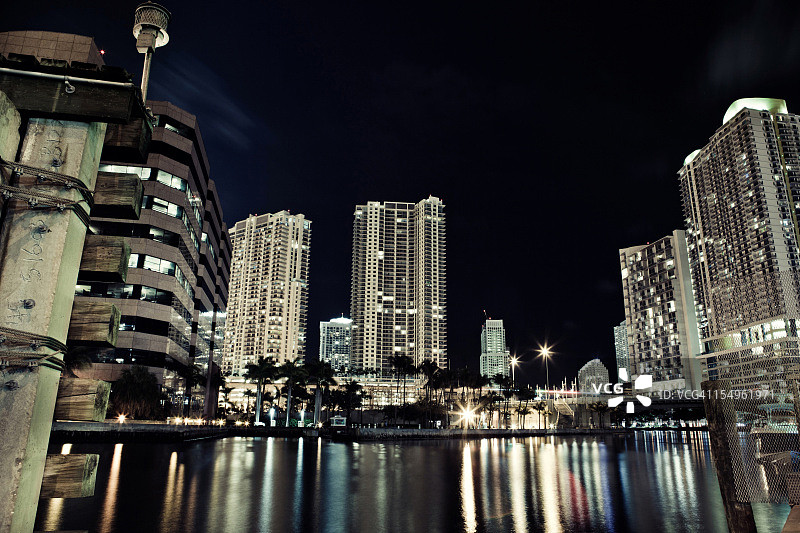 迈阿密河景图片素材