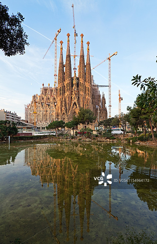 巴塞罗那圣家堂图片素材