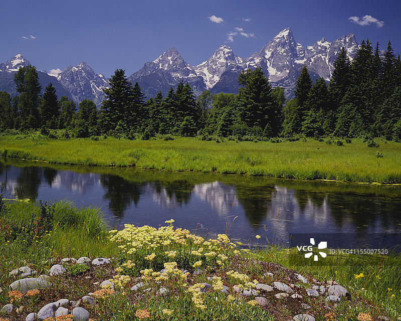 提顿峰的春天(P)图片素材