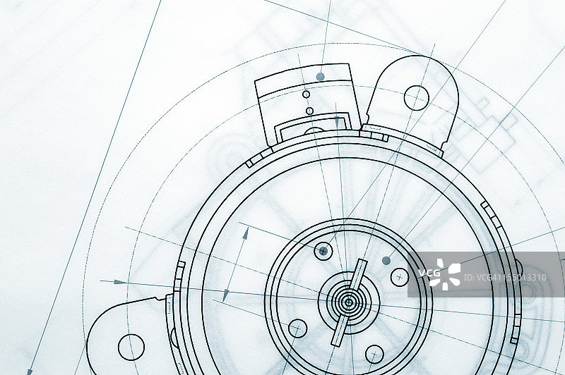 机械蓝图图片素材