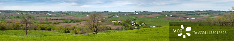 爱荷华州农田全景XXXL图片素材