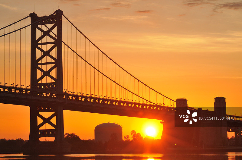 本·富兰克林大桥图片素材