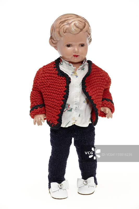 1953年的复古木偶图片素材