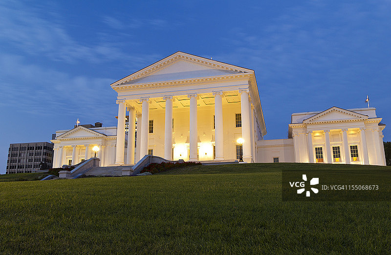 美国弗吉尼亚州里士满的州议会大厦图片素材