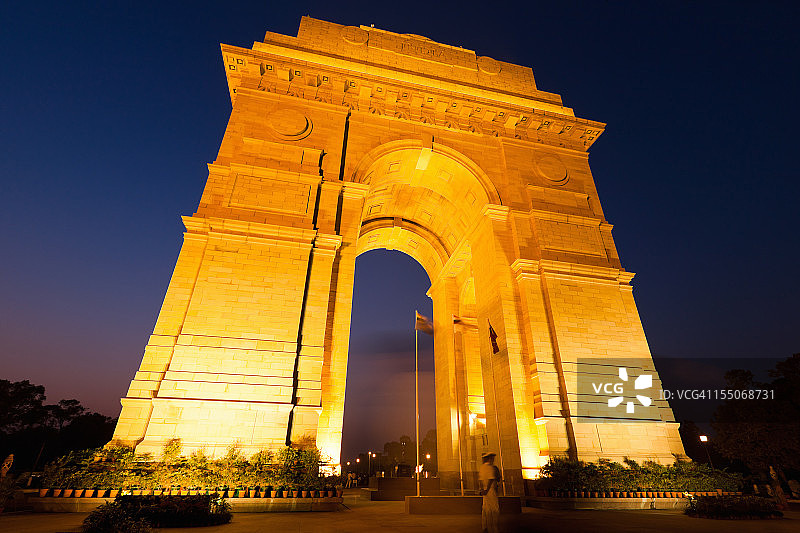 印度门新德里著名地标图片素材