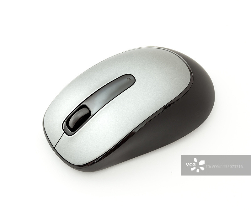 银灰色电脑鼠标图片素材