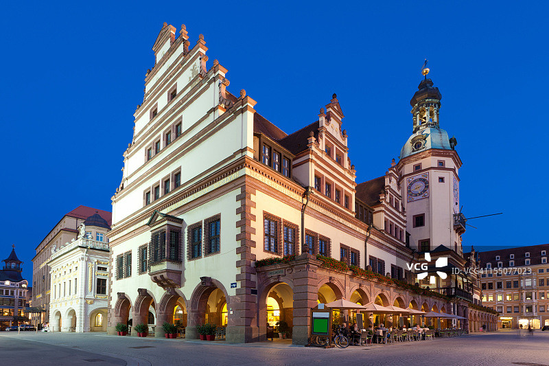 德国萨克森莱比锡旧市政厅图片素材