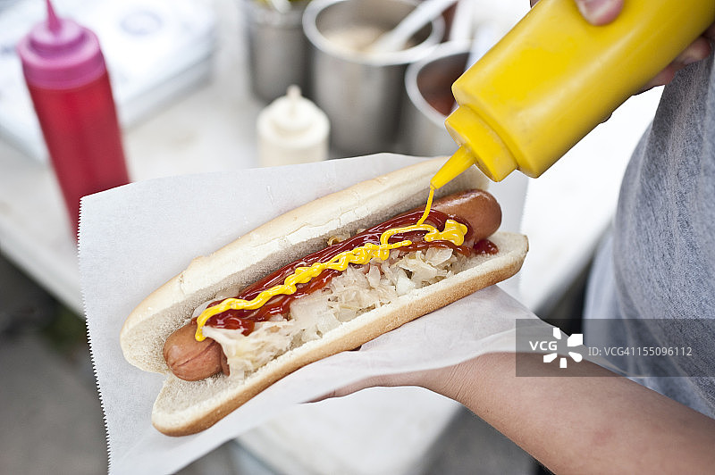 街头热狗图片素材