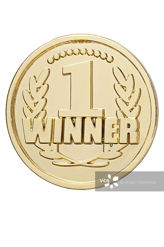 第一名金色奖牌图片素材