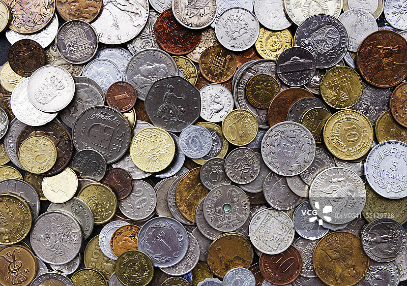 世界硬币图片素材