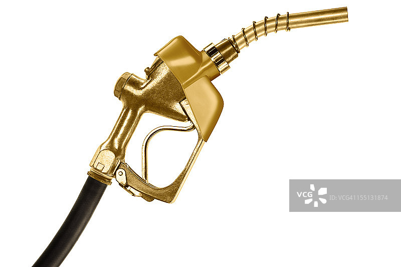 金色加油泵图片素材