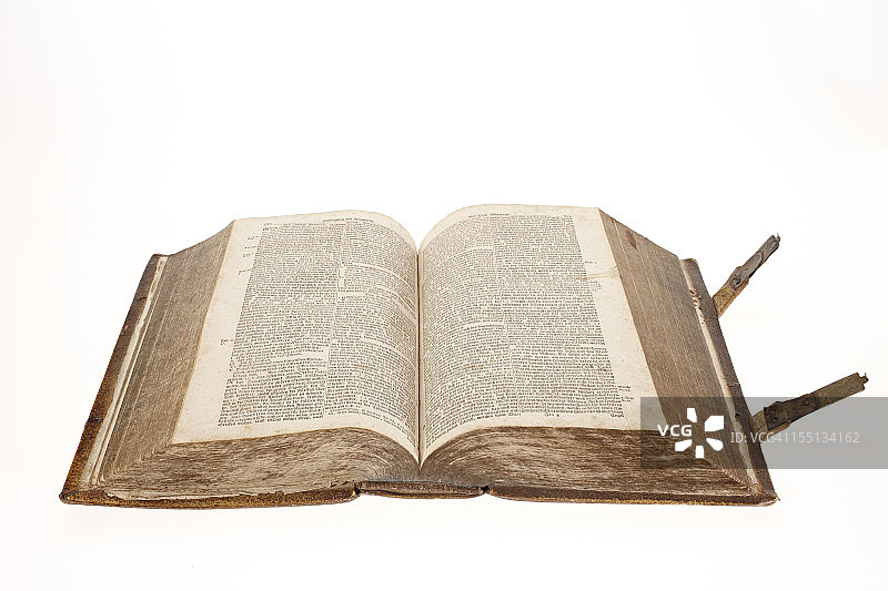 1768年版圣经内页图片素材