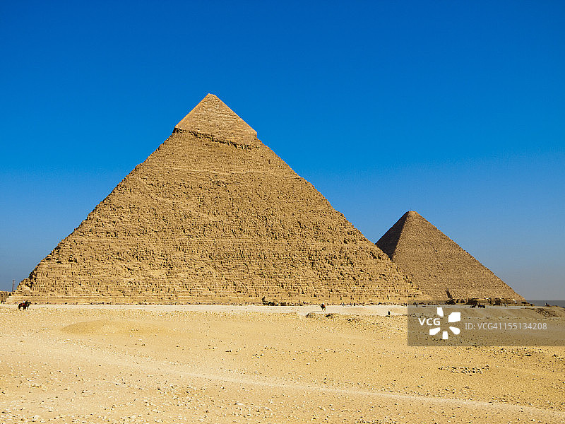 吉萨的金字塔图片素材