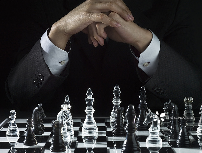 象棋的通道策略图片素材