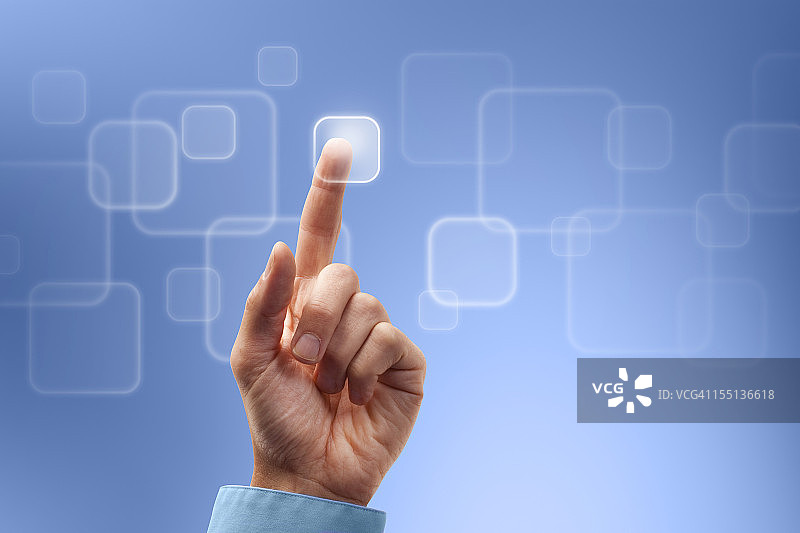 触摸未来数码科技图片素材