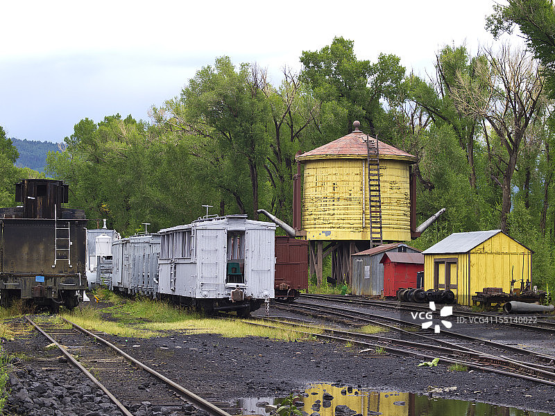 风景优美的车站图片素材