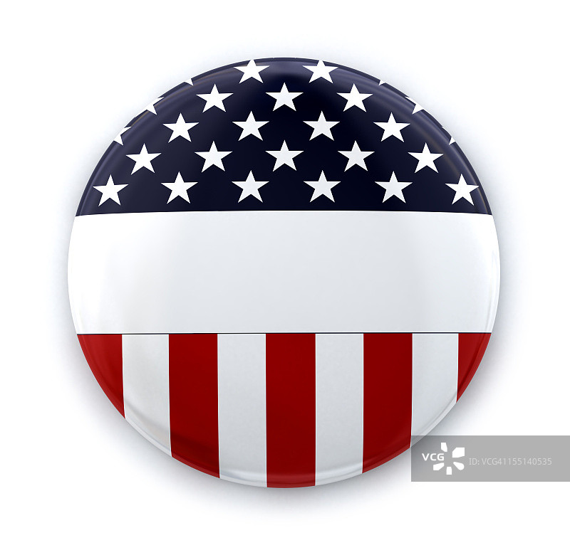 美国国旗圆形按钮模板图片素材