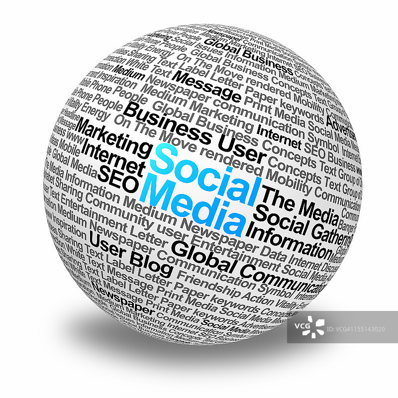 社交媒体概念图片素材