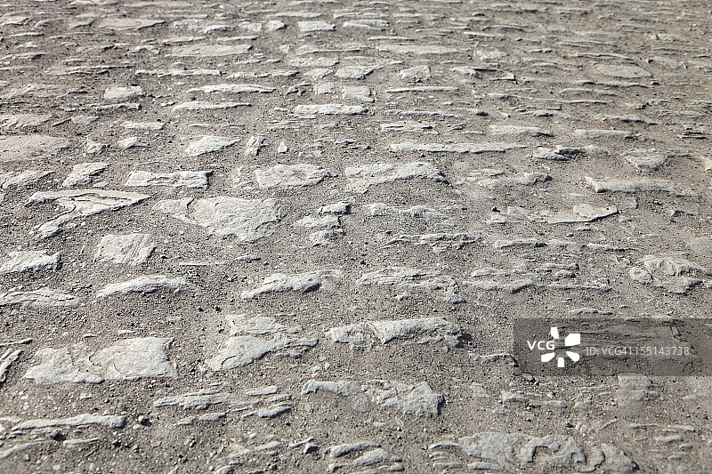 古老的鹅卵石路图片素材