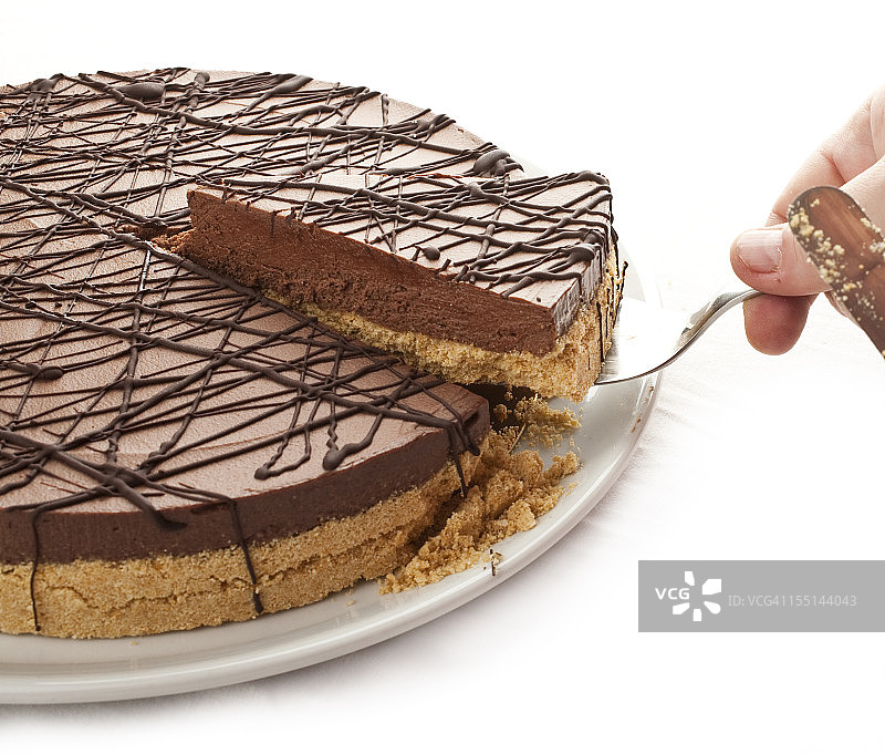 巧克力派图片素材