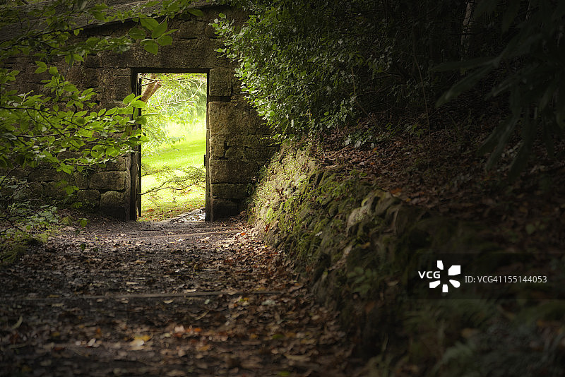 秘密花园之门图片素材