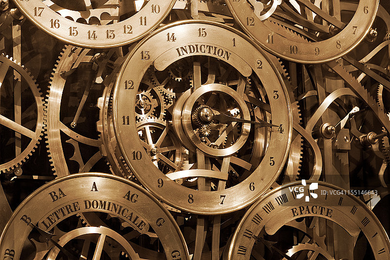 时钟装置齿轮图片素材