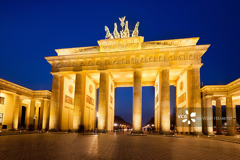 德国柏林勃兰登堡门图片素材
