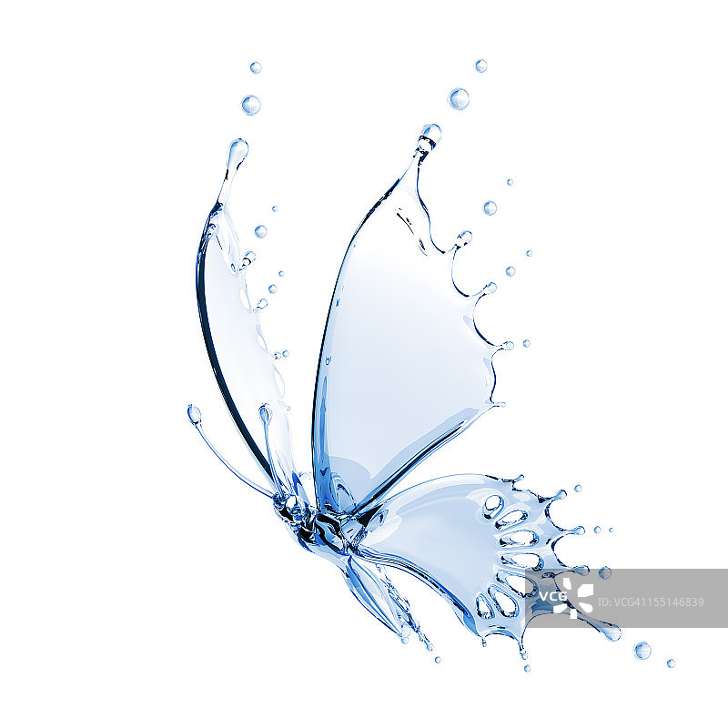 水蝴蝶图片素材