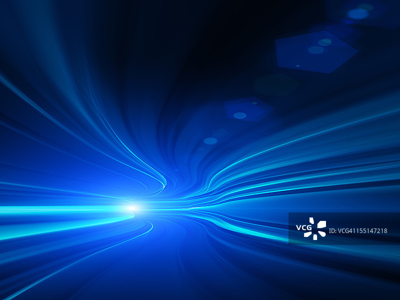 高速公路隧道中的抽象速度运动图片素材