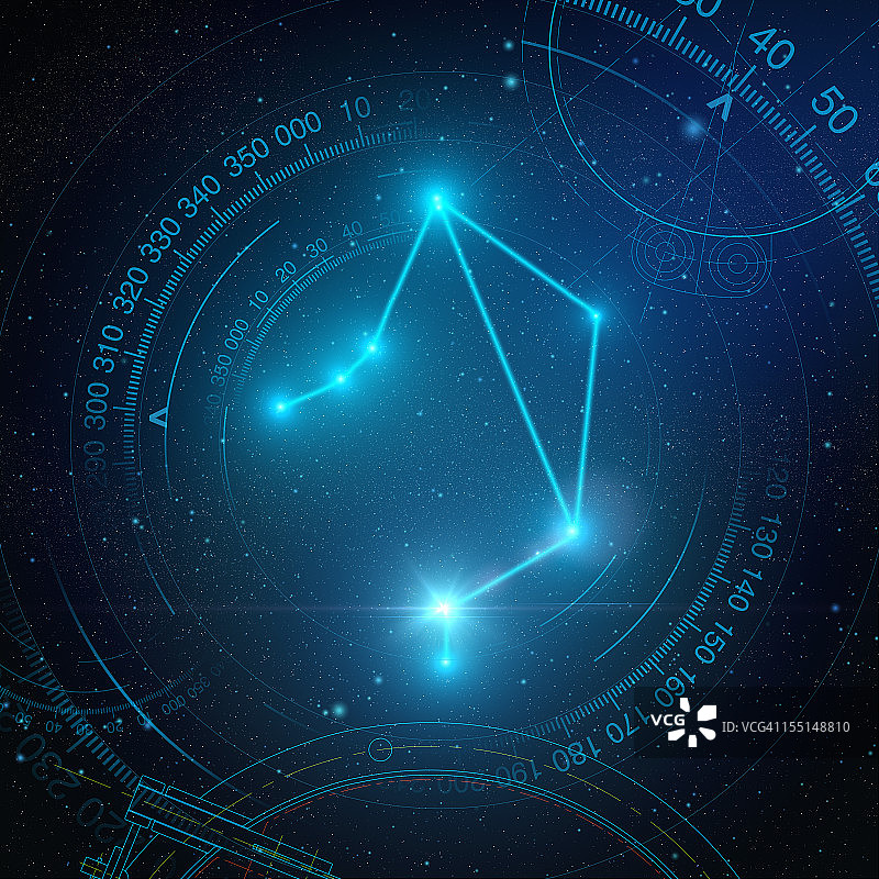 天秤座星座图片素材