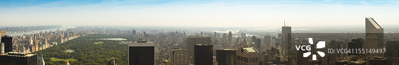 纽约市中央公园全景图片素材