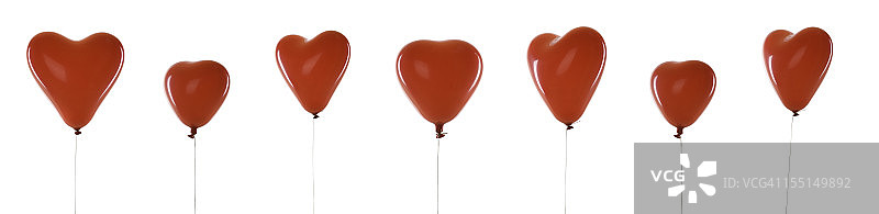 红色心形气球图片素材