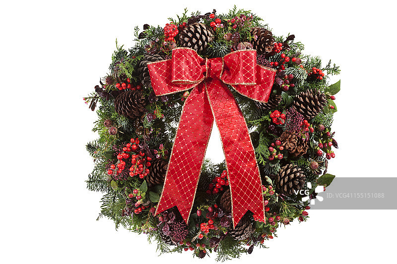 圣诞花环图片素材
