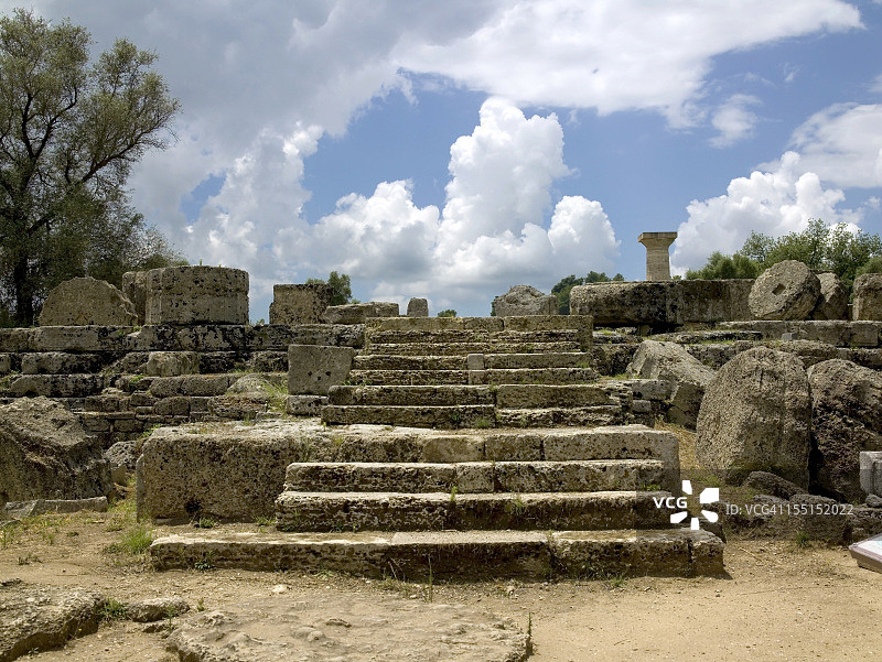 奥林匹亚宙斯神庙图片素材