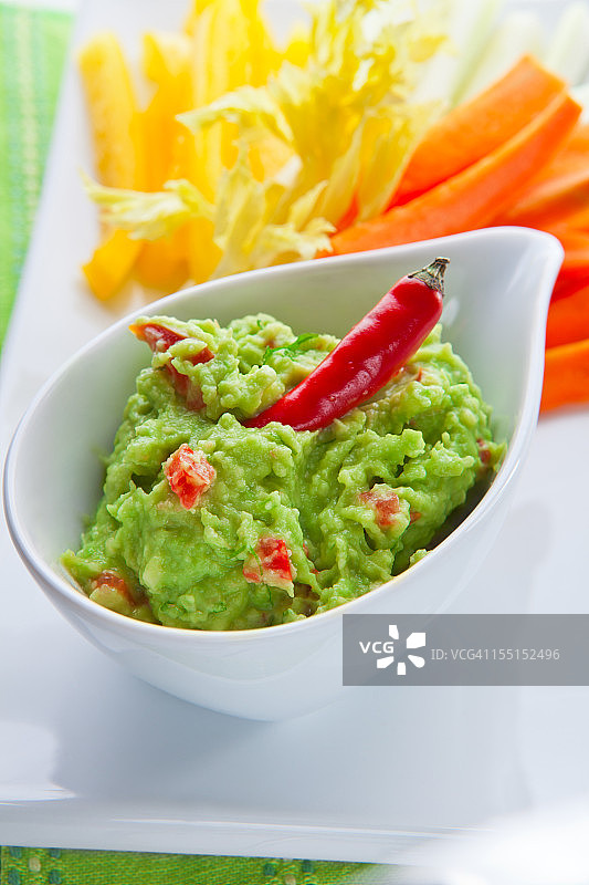 鳄梨色拉酱图片素材
