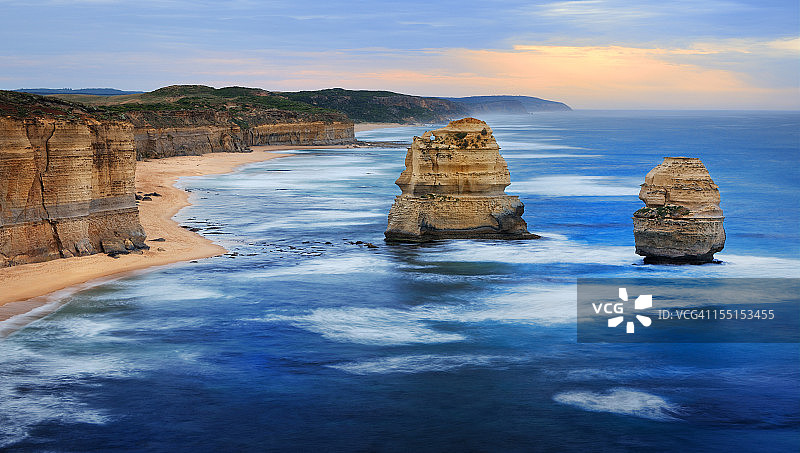 澳大利亚维多利亚州大洋路十二使徒岩图片素材