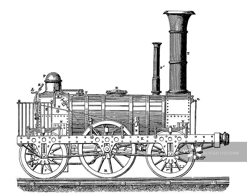 蒸汽动力机械和设备图片素材