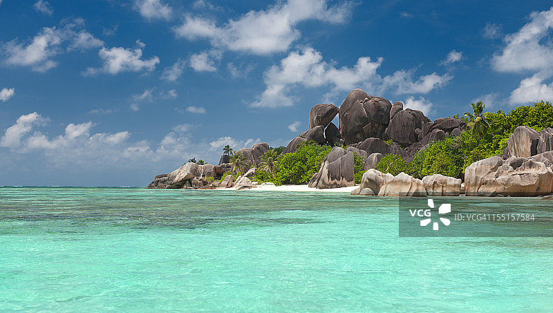 塞舌尔银泉滩 (XXXL)图片素材