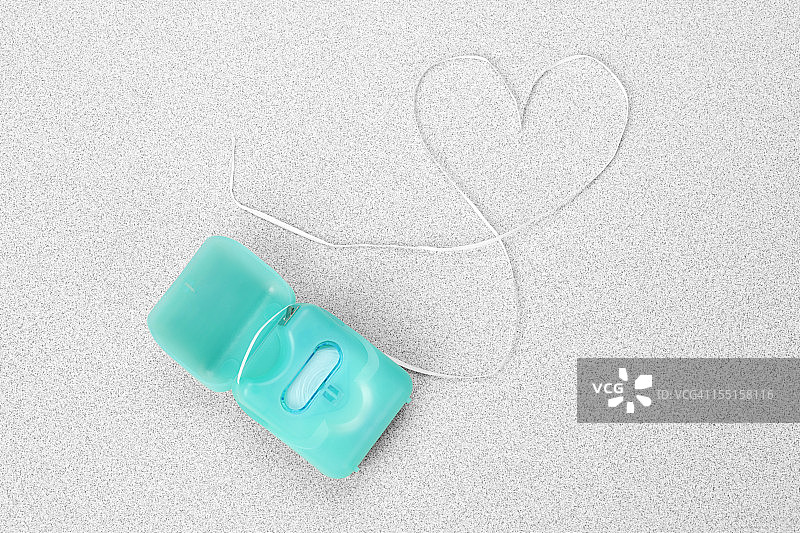 牙线爱心图片素材