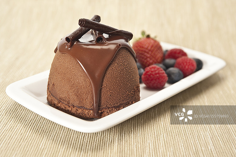 巧克力慕斯图片素材