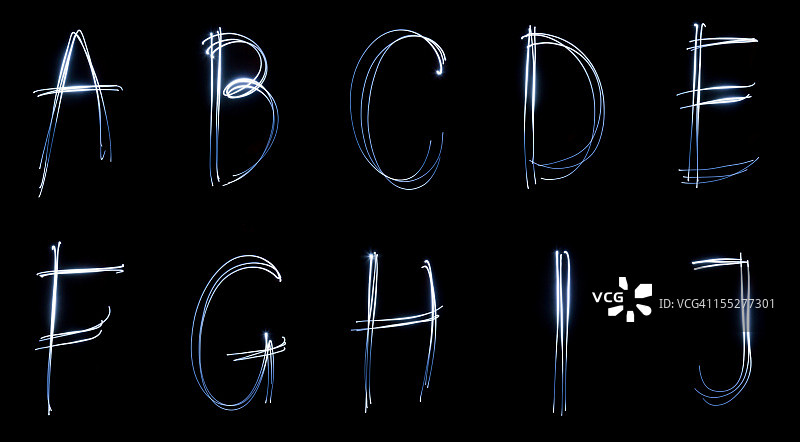 霓虹字体（第一部分）图片素材
