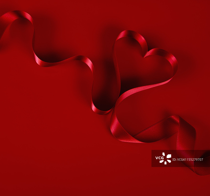 心形丝带图片素材